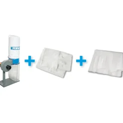 ASPIRATORE PER TRUCIOLI + 10 SACCHI IN PLASTICA + SACCO DI FILTRAGGIO