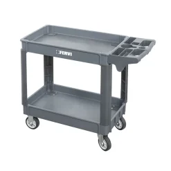 CARRELLO A 2 VASCHE POLIPROPILENE