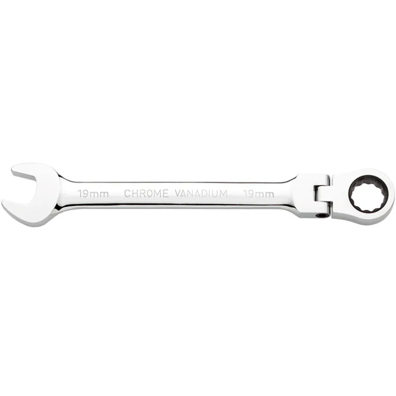 CHIAVI COMBINATE CROMATE CON TESTA A CRICCHETTO SNODATA
