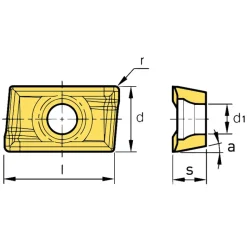 INSERTI PER FRESATURA