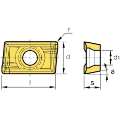 INSERTI PER FRESATURA