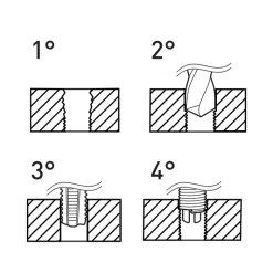 KIT RIPARAZIONE FILETTI METRICI F-COIL