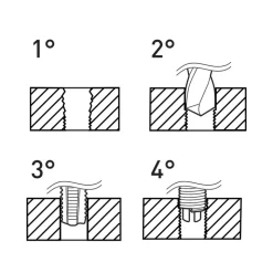 KIT RIPARAZIONE FILETTI METRICI F-COIL
