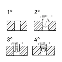 KIT RIPARAZIONE FILETTI UNF F-COIL 1/4-1/2