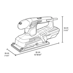 LEVIGATRICE ORBITALE 350W