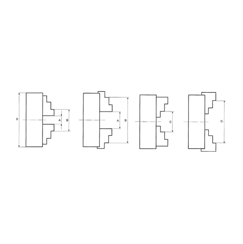 MANDRINO A 4+4 GRIFFE AUTOCENTRANTE DI PRECISIONE CAMLOCK