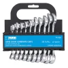 SERIE CHIAVI COMBINATE CORTE CROMATE LUCIDE