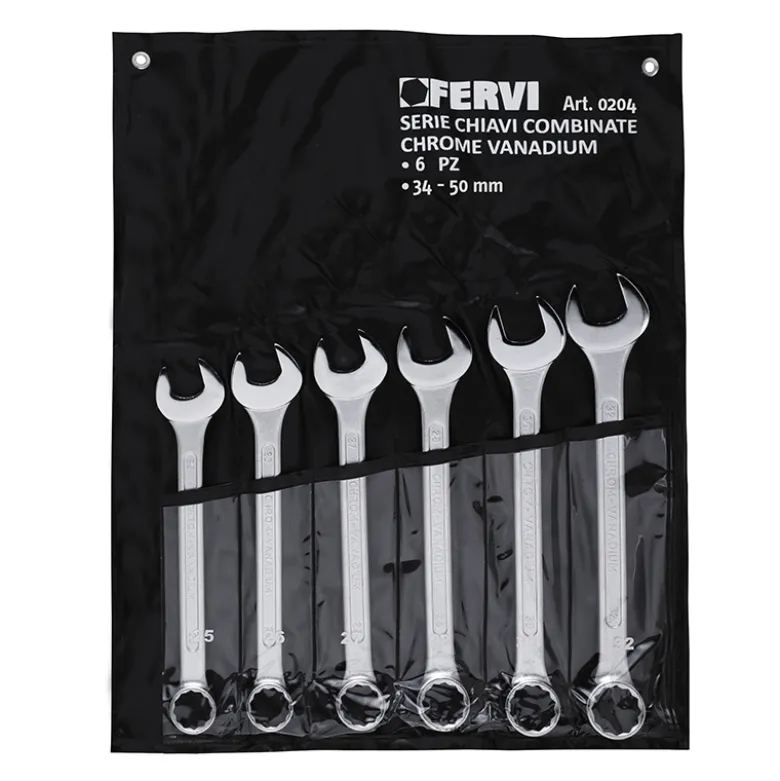 SERIE CHIAVI COMBINATE CROMATE LUCIDE
