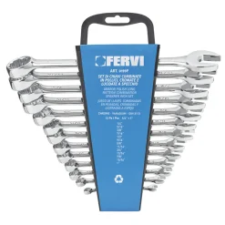 SERIE CHIAVI COMBINATE CROMATE LUCIDE