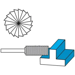 SERIE FRESE ROTATIVE IN METALLO DURO