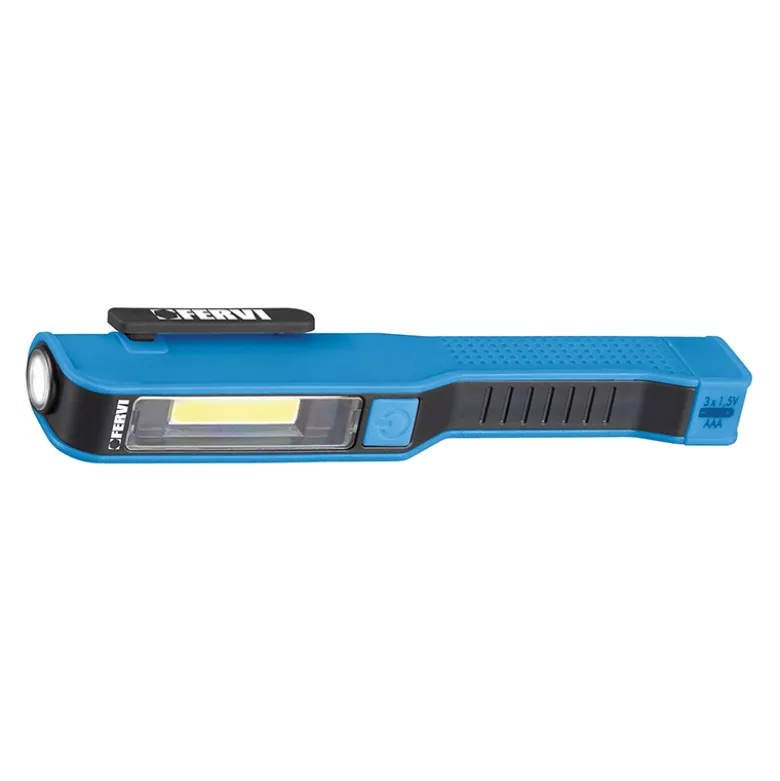 TORCIA TASCABILE MAGNETICA LED COB + 1 LED