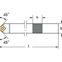 UTENSILE PER ESTERNO CON INSERTI