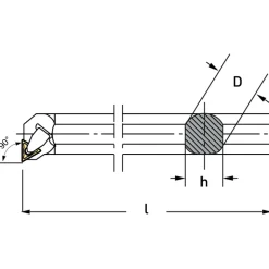 UTENSILE PER INTERNO 90°