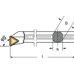 UTENSILE PER INTERNO 90°
