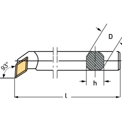 UTENSILE PER INTERNO CON INSERTI